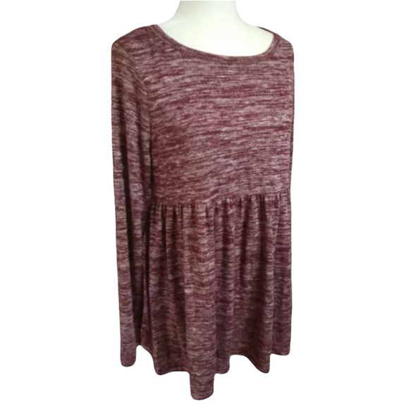 Time & Tru Babydoll Maternity Top Super Soft Long Sleeve - Picture 1 of 4